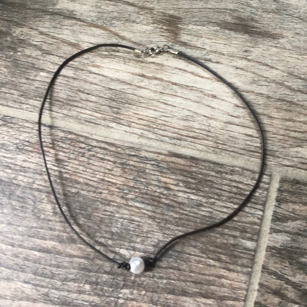 Leathered Rope necklace